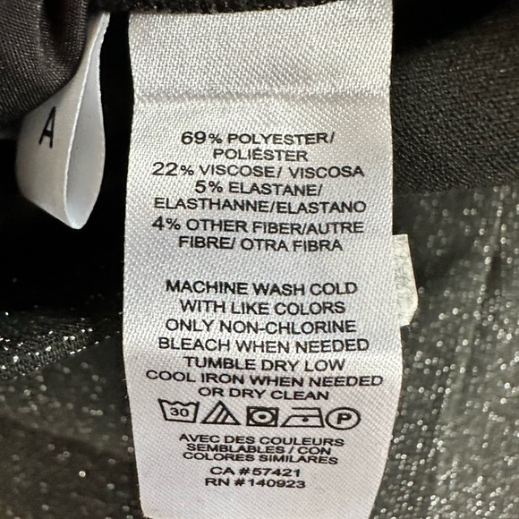 Loft black sparkle dress pants - Picture 3 of 6